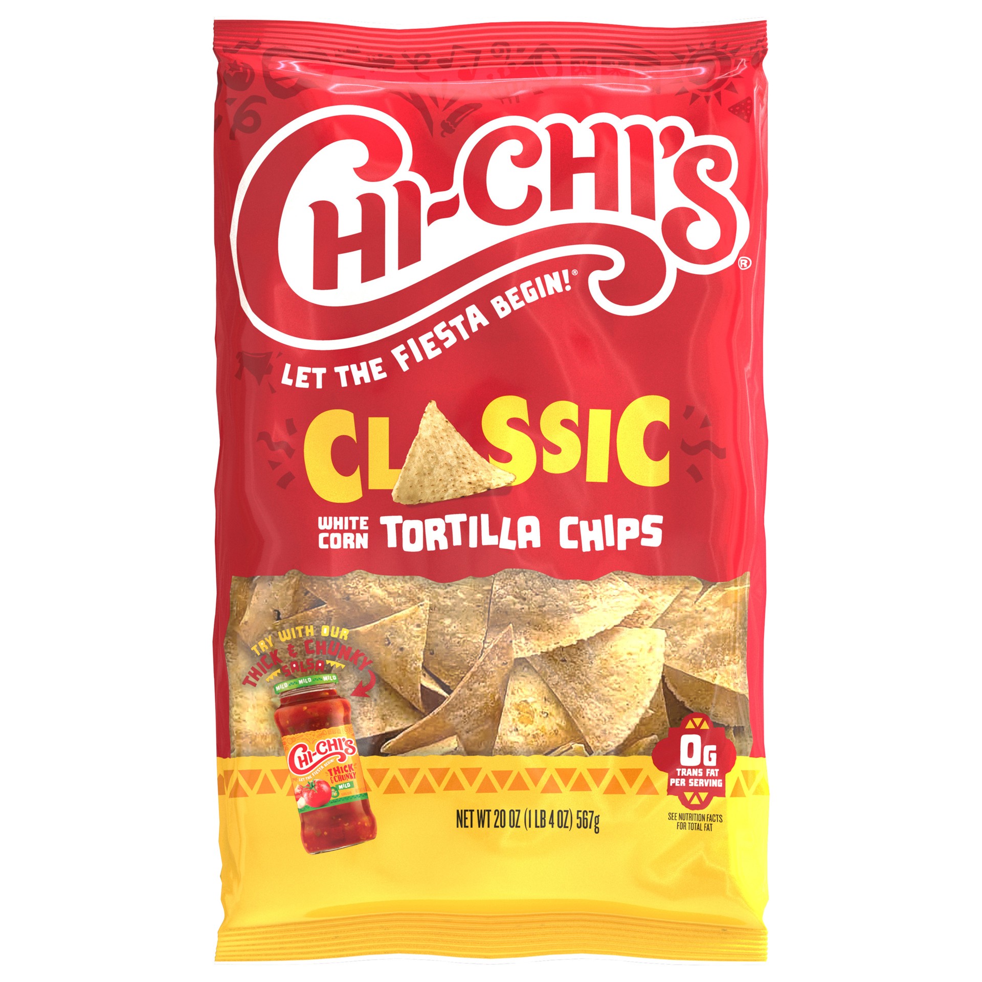 slide 1 of 1, CHI-CHI'S Authentic Tortilla Chip, 20 oz