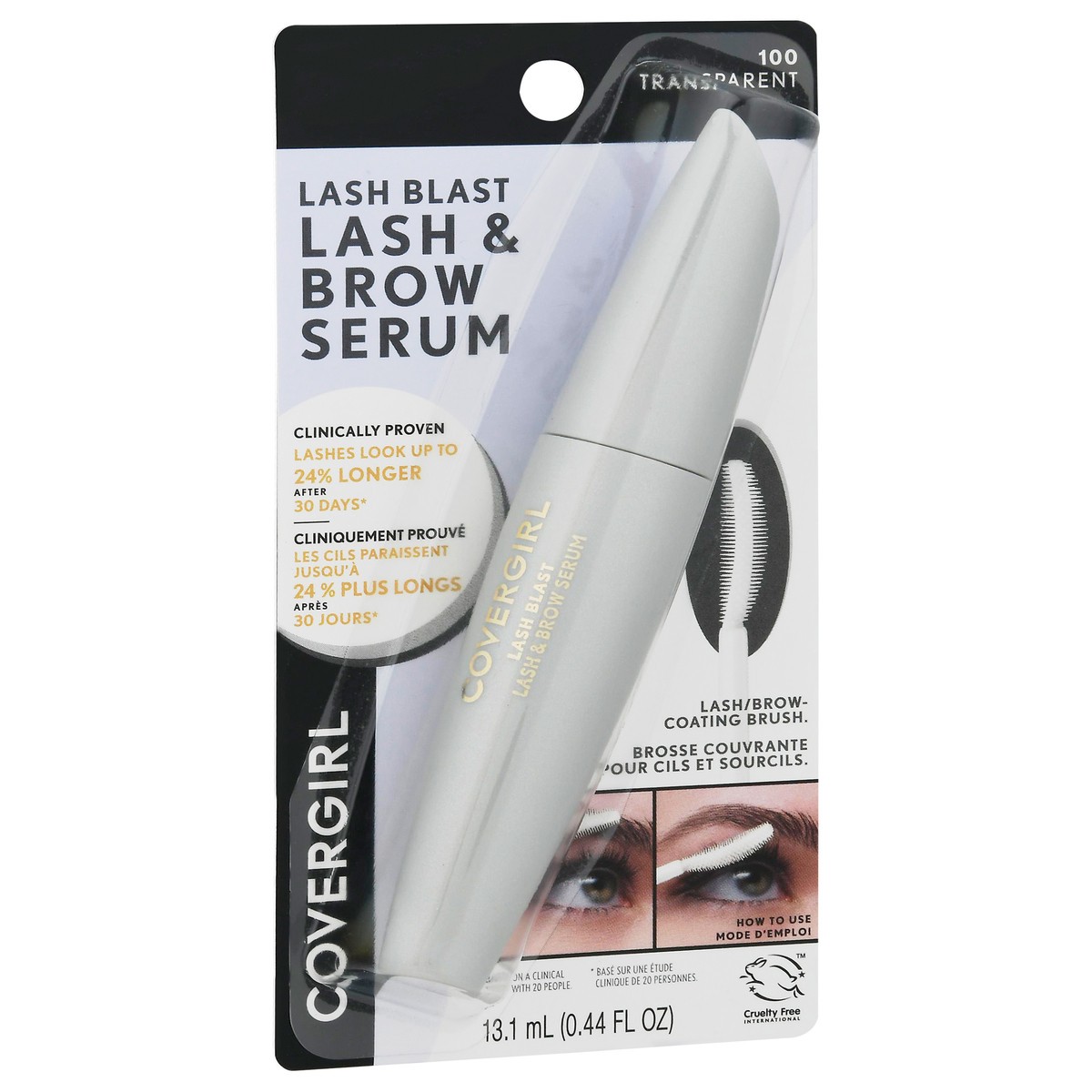 slide 9 of 9, Covergirl Lash Blast Lash & Brow Serum, Transparent, 0.44 fl oz