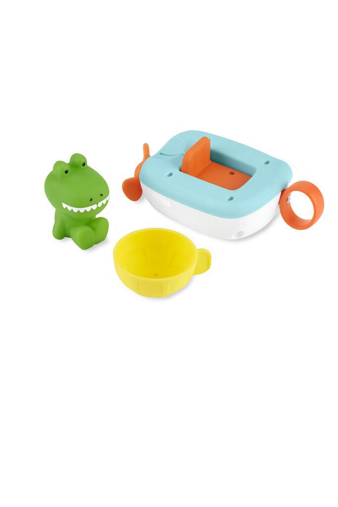 slide 2 of 2, Skiphop Skip Hop Zoo Croc The Boat Bath Toy, 1 ct
