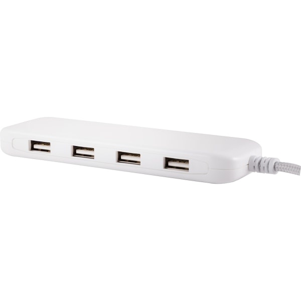 slide 1 of 1, Ativa 4-Port Usb Extension Bar Charger, Black, 46902, 1 ct