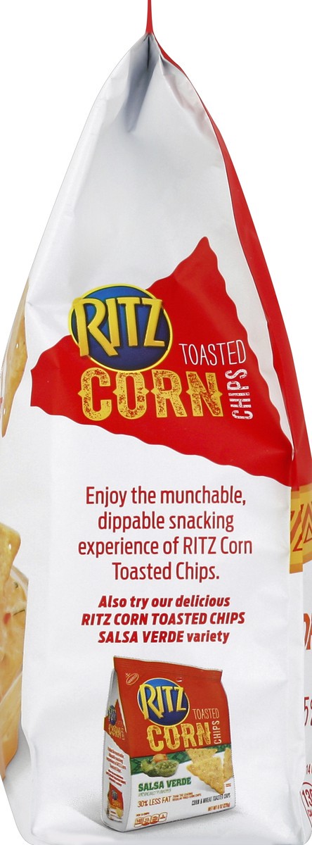 slide 6 of 7, Ritz Toasted Corn Chips, Original, 8 oz