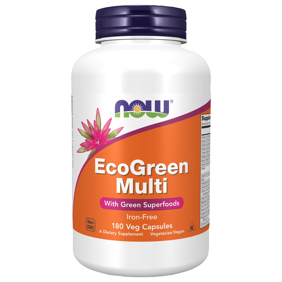 slide 1 of 4, NOW EcoGreen Multi Vitamin - 180 Veg Capsules, 180 ct