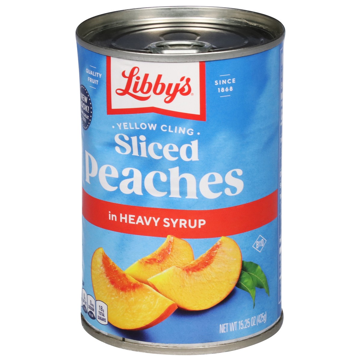 slide 9 of 9, Libby's Yellow Cling Sliced in Heavy Syrup Peaches 15.25 oz, 15.25 oz