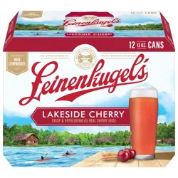 Leinenkugel's Lakeside Cherry Lager Craft Beer 4.4% ABV, 12 Pack, 12 fl oz Cans