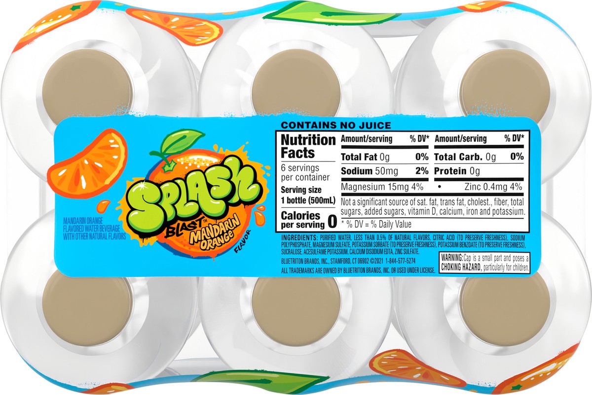 slide 8 of 8, Nestlé, Flavored Water Beverage, Mandarin Orange Flavor- 16.9 fl oz, 16.9 fl oz