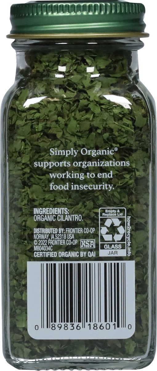 slide 9 of 13, Simply Organic Cilantro, 0.78 oz