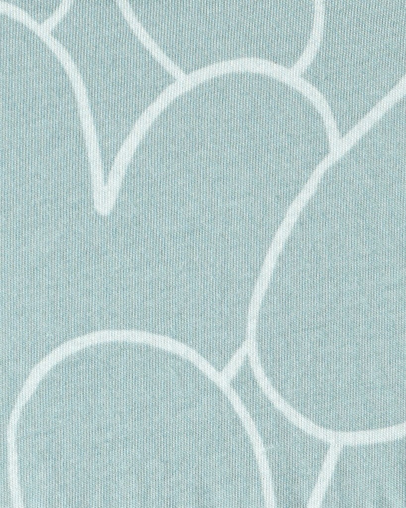 slide 2 of 3, Carter's Carters Baby Girl Heart Print Long Sleeve Cotton Dress - Green Green 24M, 1 ct