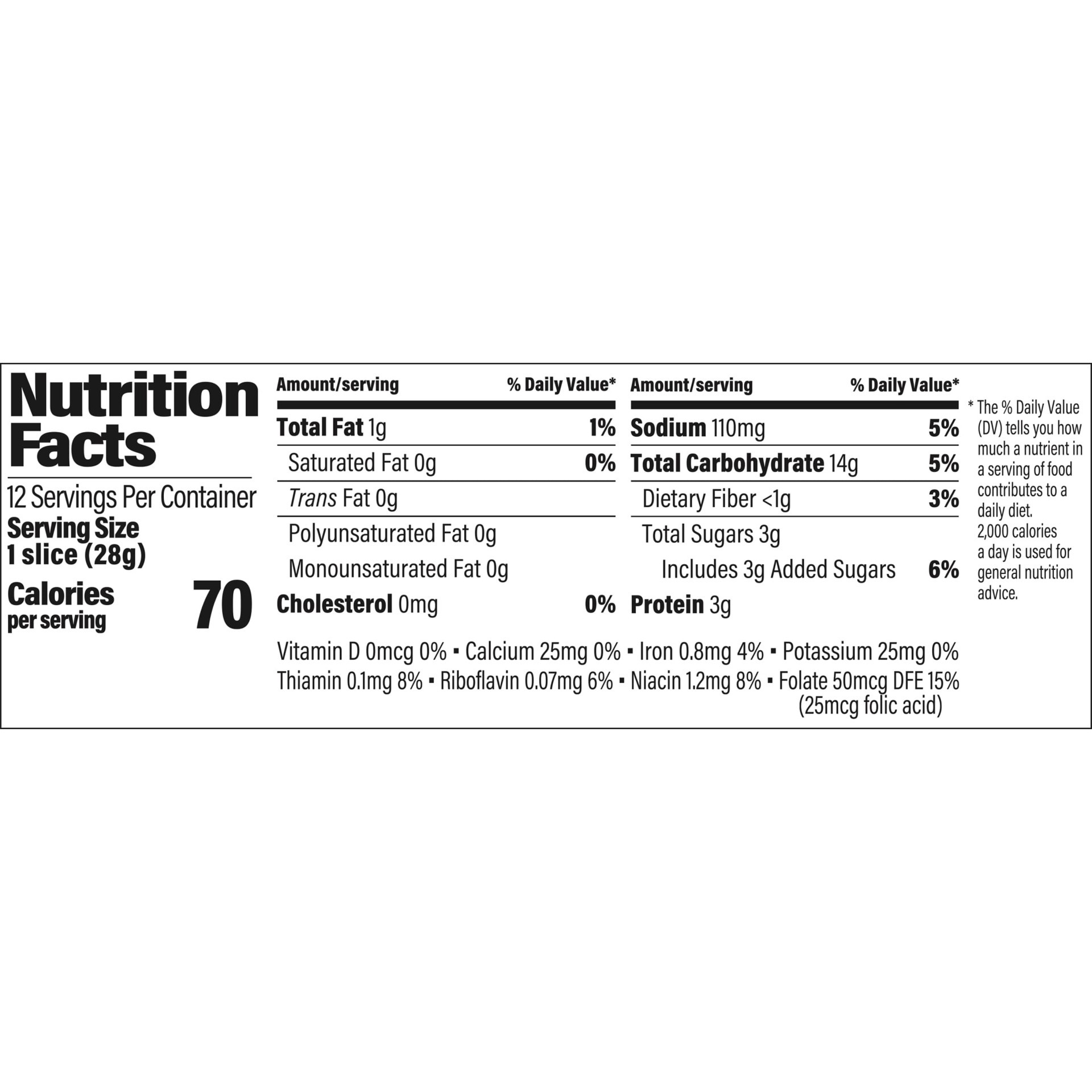 slide 7 of 7, Nature's Harvest Honey Butter Bread, Half Loaf, 12 oz, Bread, Bag, 12 oz