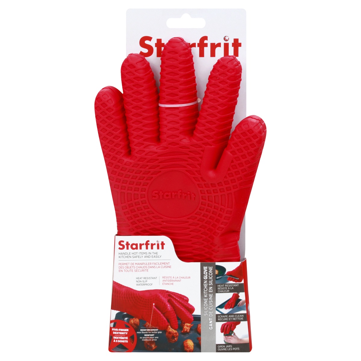 slide 1 of 1, Starfrit Silicone Oven Glove, 1 ct