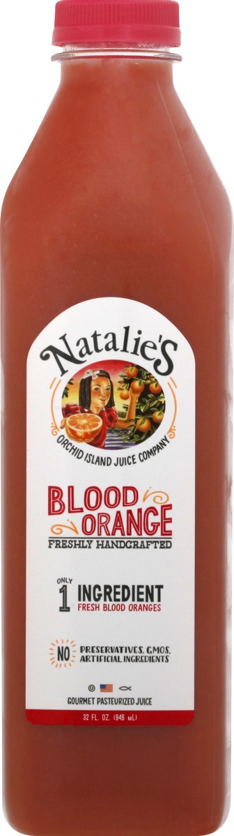 slide 6 of 9, Natalie's Blood Orange Juice, 32 fl oz