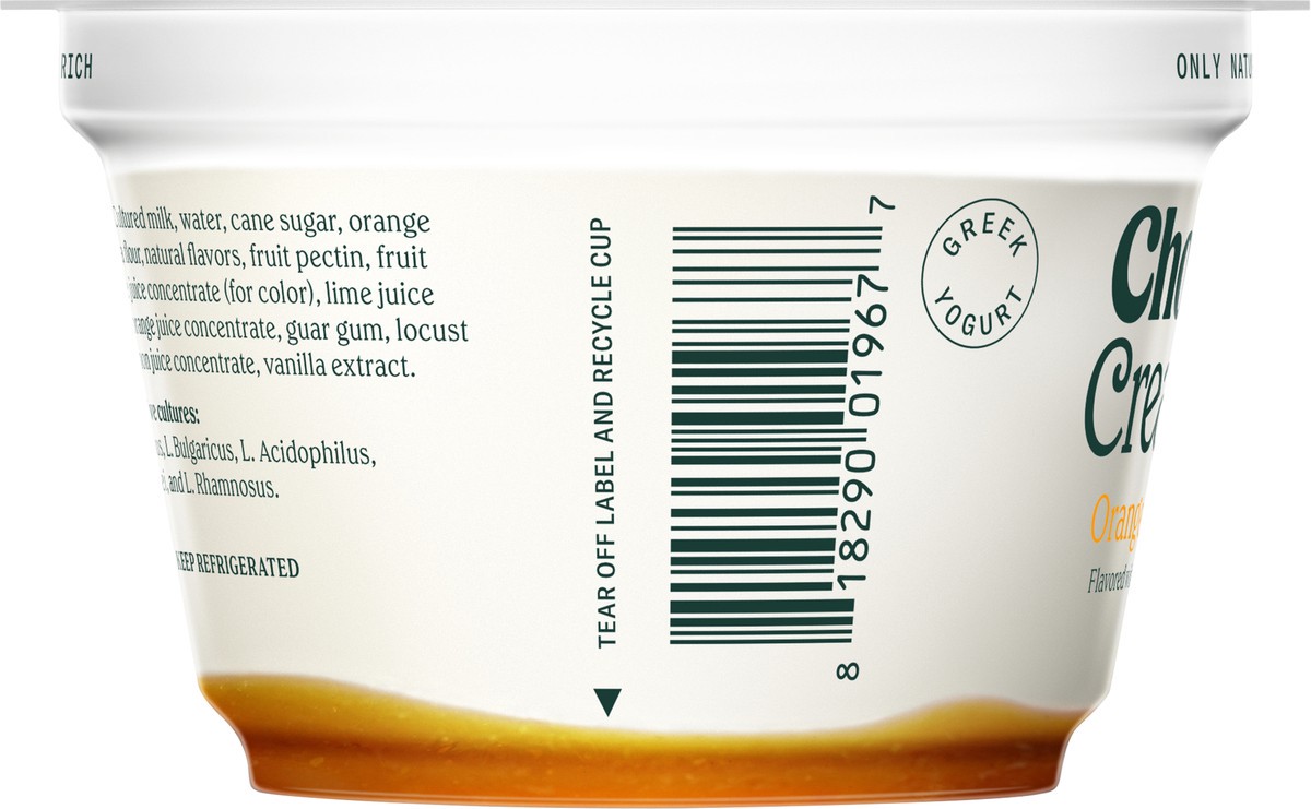 slide 10 of 13, Chobani Yogurt, Greek, Orange Cream Pop, 5.3 oz