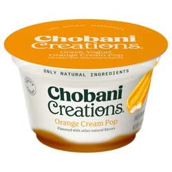 Chobani Yogurt, Greek, Orange Cream Pop