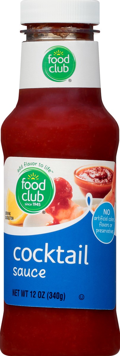 slide 7 of 9, Food Club Cocktail Sauce 12 oz Bottle, 12 oz