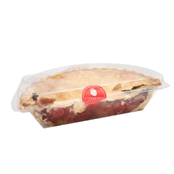 Gourmet Strawberry Rhubarb Pie 1/2