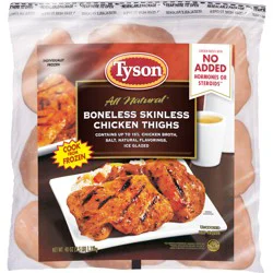 Tyson Boneless Skinless Chicken Thighs, 2.5 lb. (Frozen)