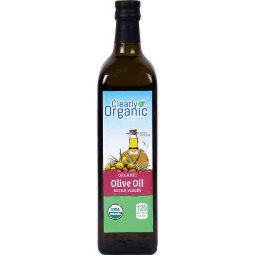 slide 1 of 1, Clearly Organic Extra Virgin Olive Oil, 34 oz