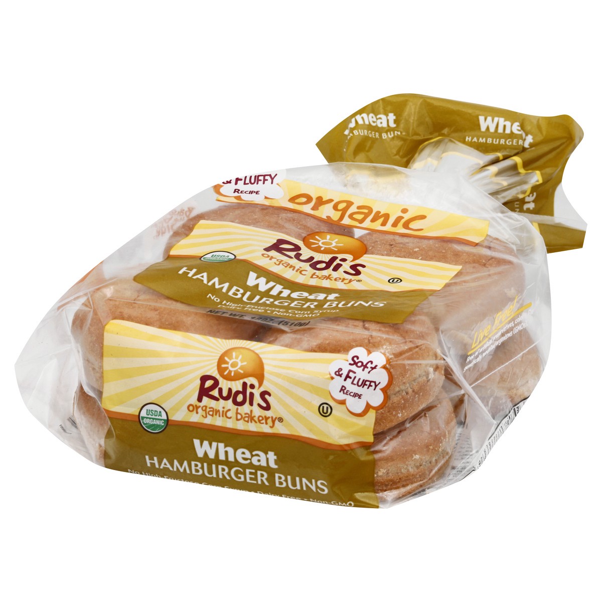 slide 7 of 10, Rudi's Country Cookout Wheat Hamburger Buns, 8 ct