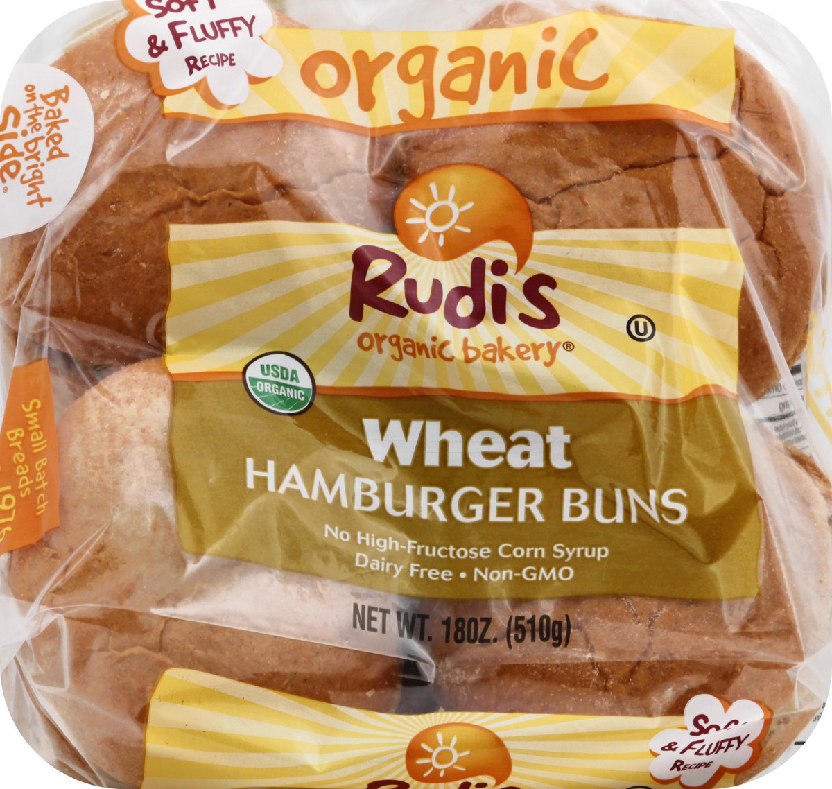 slide 9 of 10, Rudi's Country Cookout Wheat Hamburger Buns, 8 ct