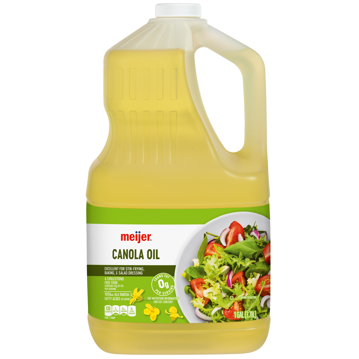 slide 1 of 2, Meijer Canola Oil, 1 gal