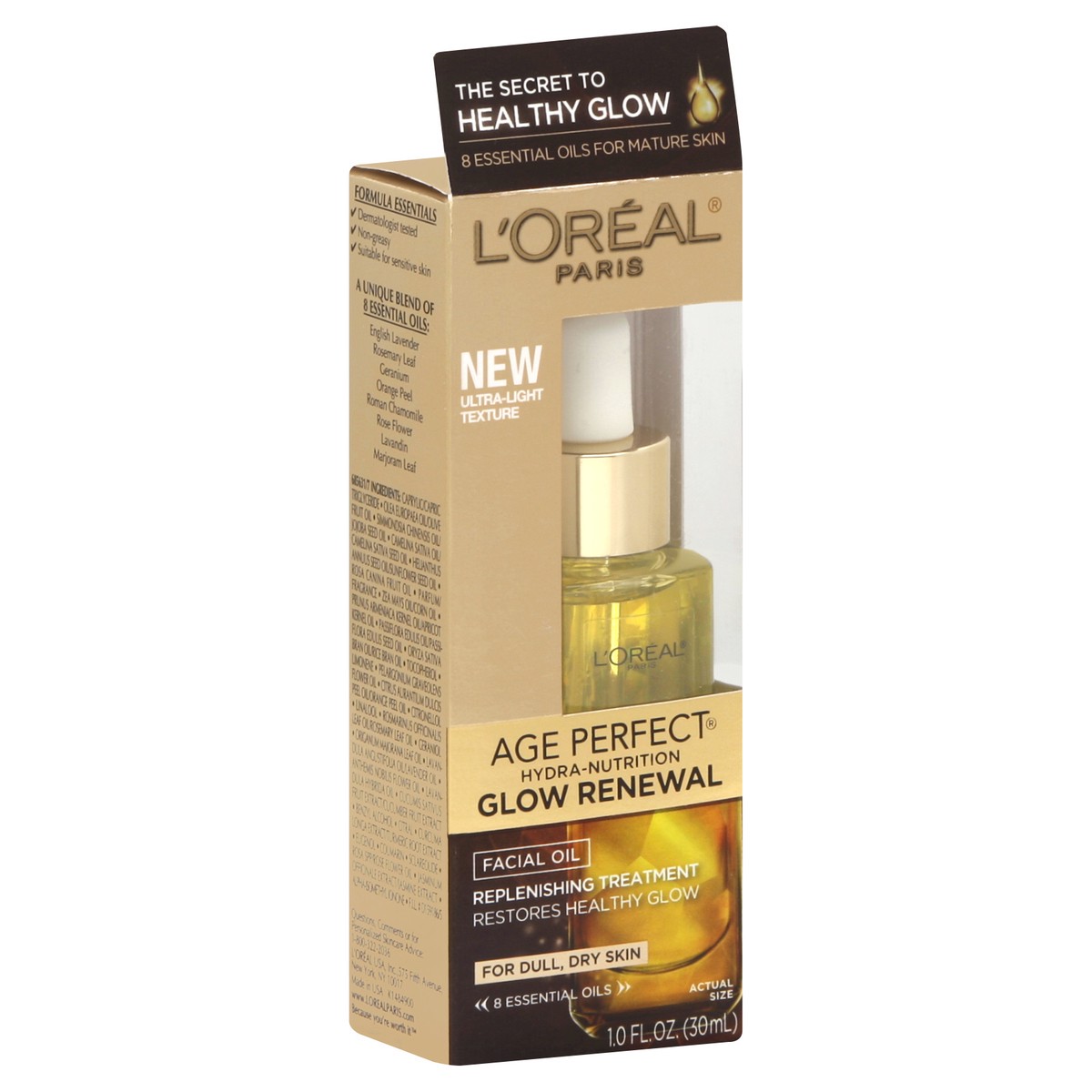 slide 3 of 5, L'Oréal Facial Oil 1 oz, 1 oz