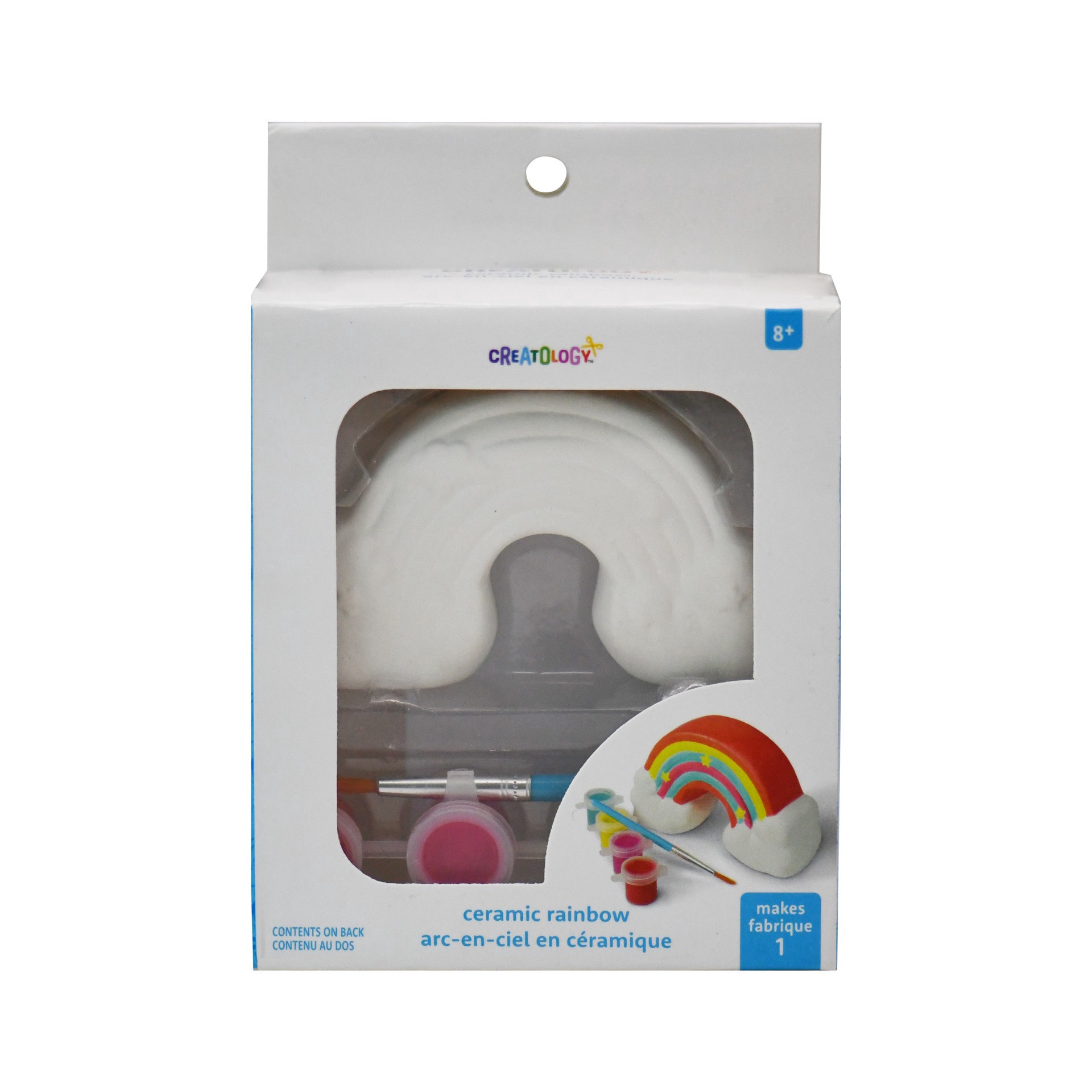 slide 2 of 3, Color Your Own 3d Ceramic Rainbow Kit By Creatology, 4.02 in x 2.05 in x 5.82 in