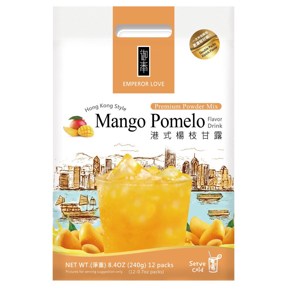 slide 1 of 1, Emperor Love Mango Pomelo Powder Mix Packs - 12 ct; 8.4 oz, 12 ct; 8.4 oz