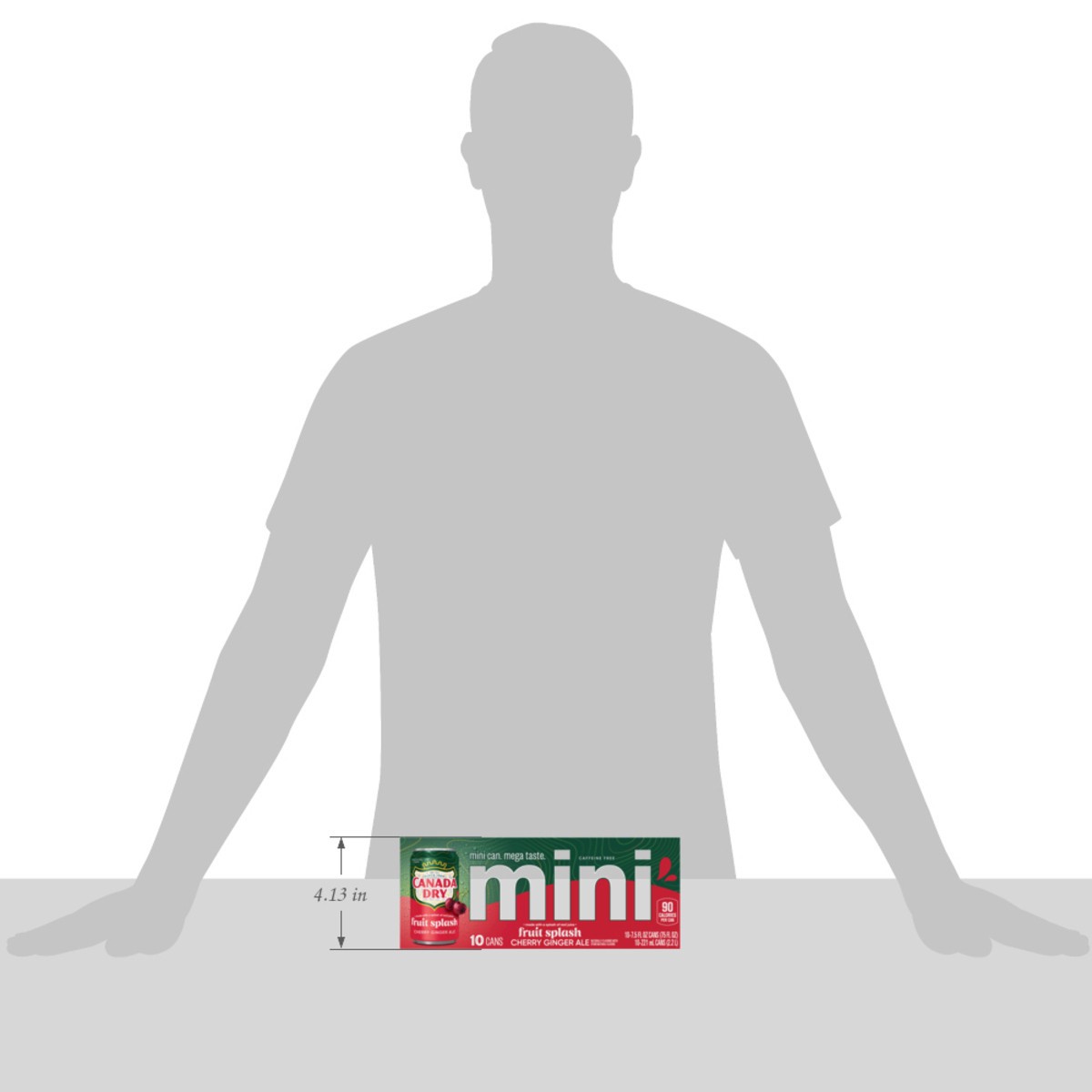 slide 9 of 12, Canada Dry Fruit Splash Cherry Ginger Ale Soda, 7.5 fl oz mini cans, 10 pack, 10 ct