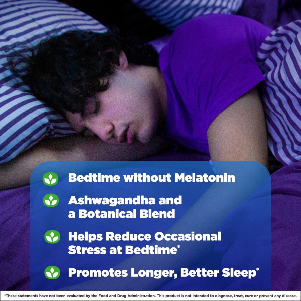 slide 5 of 5, Natrol Soothing Night Melatonin-Free Sleep Gummies - Blueberry - 50ct, 50 ct
