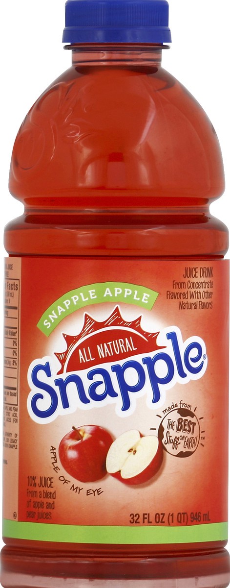 slide 4 of 4, Snapple Juice Drink Snapple Apple- 32 fl oz, 32 fl oz