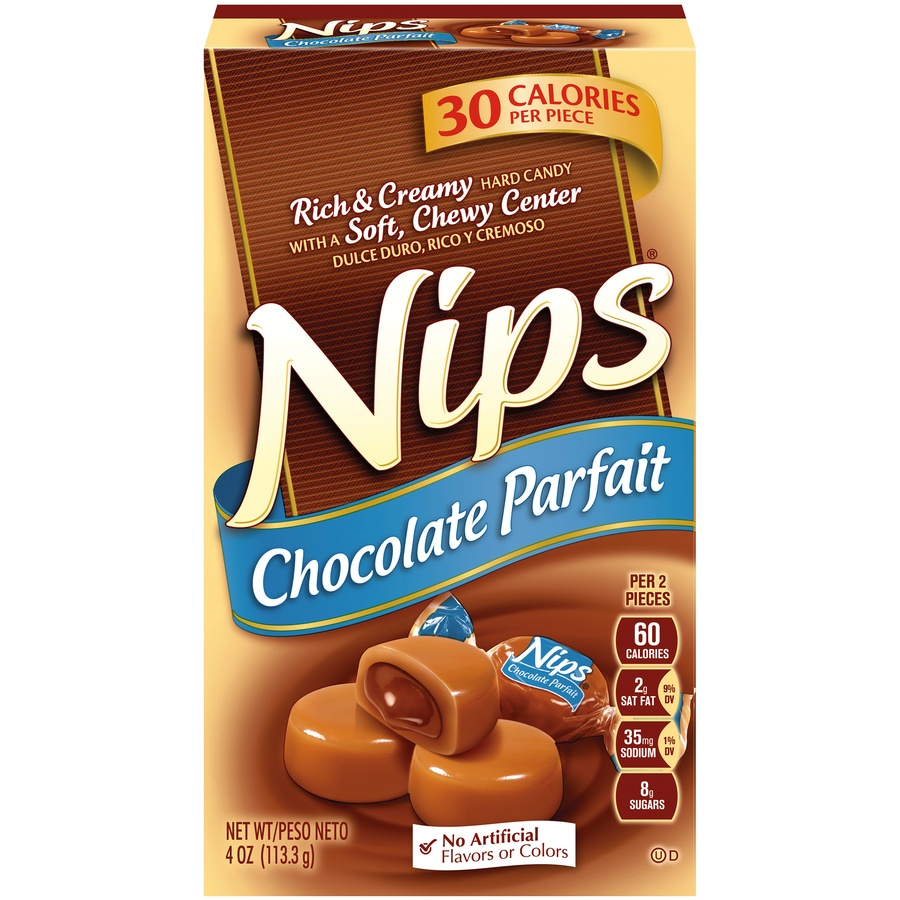 slide 1 of 8, Nips Chocolate Parfait, 4 oz