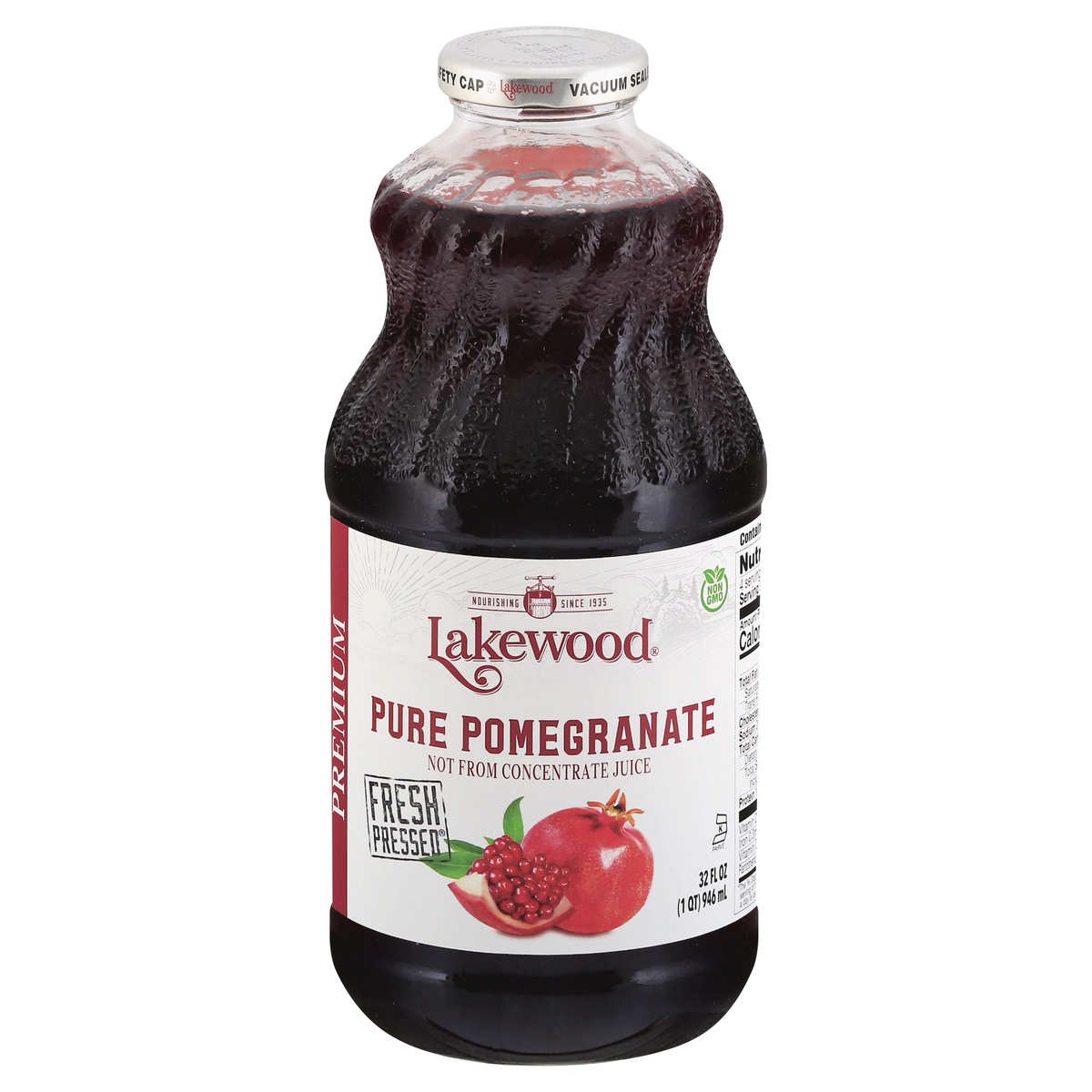 slide 1 of 1, Lakewood Premium Pure Pomegranate Juice 32 oz, 32 oz
