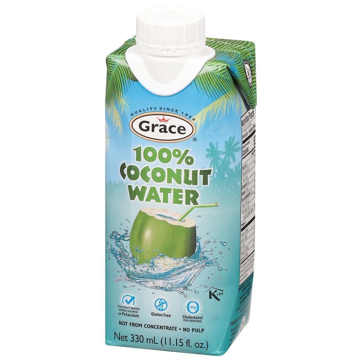 slide 3 of 14, Grace Coconut Water No Pulp - 330 ml, 330 ml