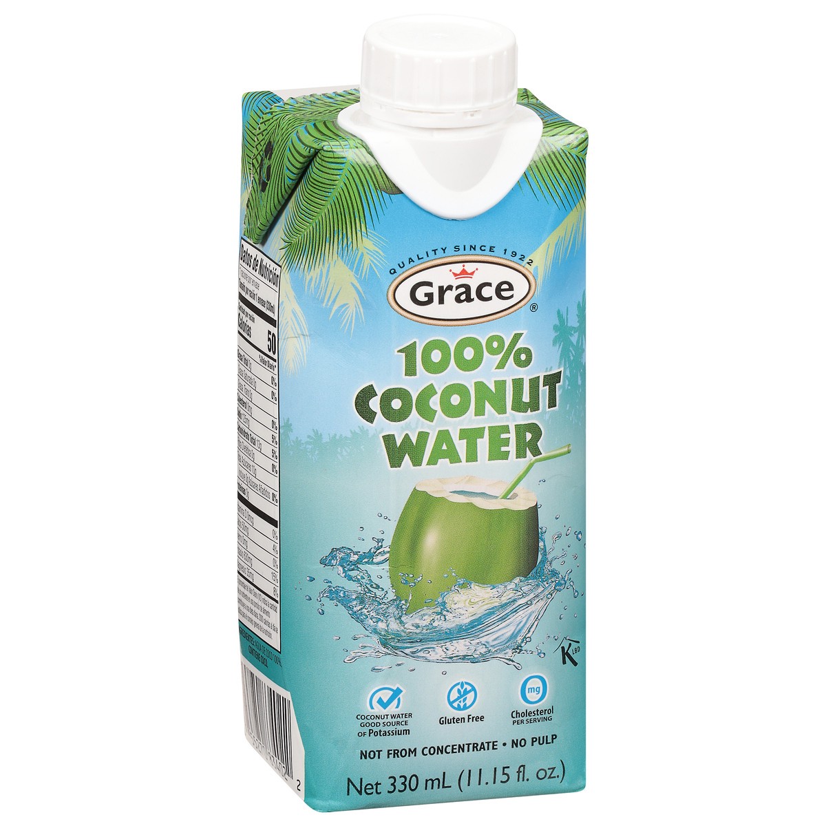 slide 10 of 14, Grace Coconut Water No Pulp - 330 ml, 330 ml