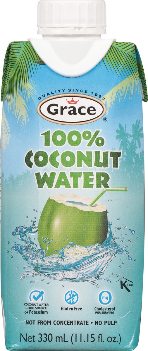 slide 2 of 14, Grace Coconut Water No Pulp - 330 ml, 330 ml