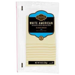 Private Selection White American Cheese Slices - 8 oz