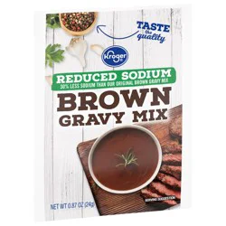 Kroger Reduced Sodium Brown Gravy Mix