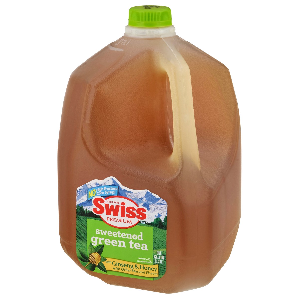 slide 11 of 13, Swiss Premium Sweetened Ginseng & Honey Green Tea - 1 gal, 1 gal