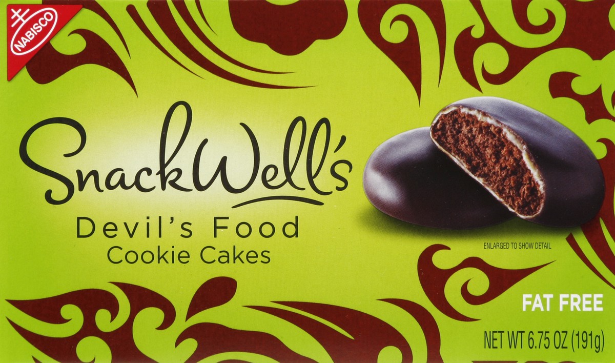 slide 4 of 4, SnackWell's Devil's Food Cookie Cakes, 6.75 oz