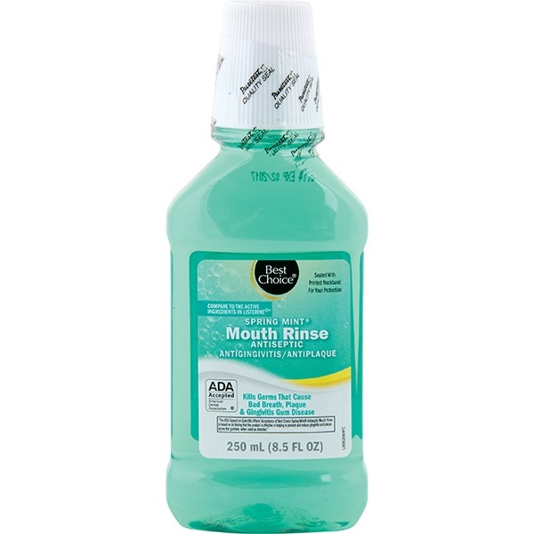 slide 1 of 1, Best Choice Antiseptic Fresh Mint Mouthwash, 8.4 oz