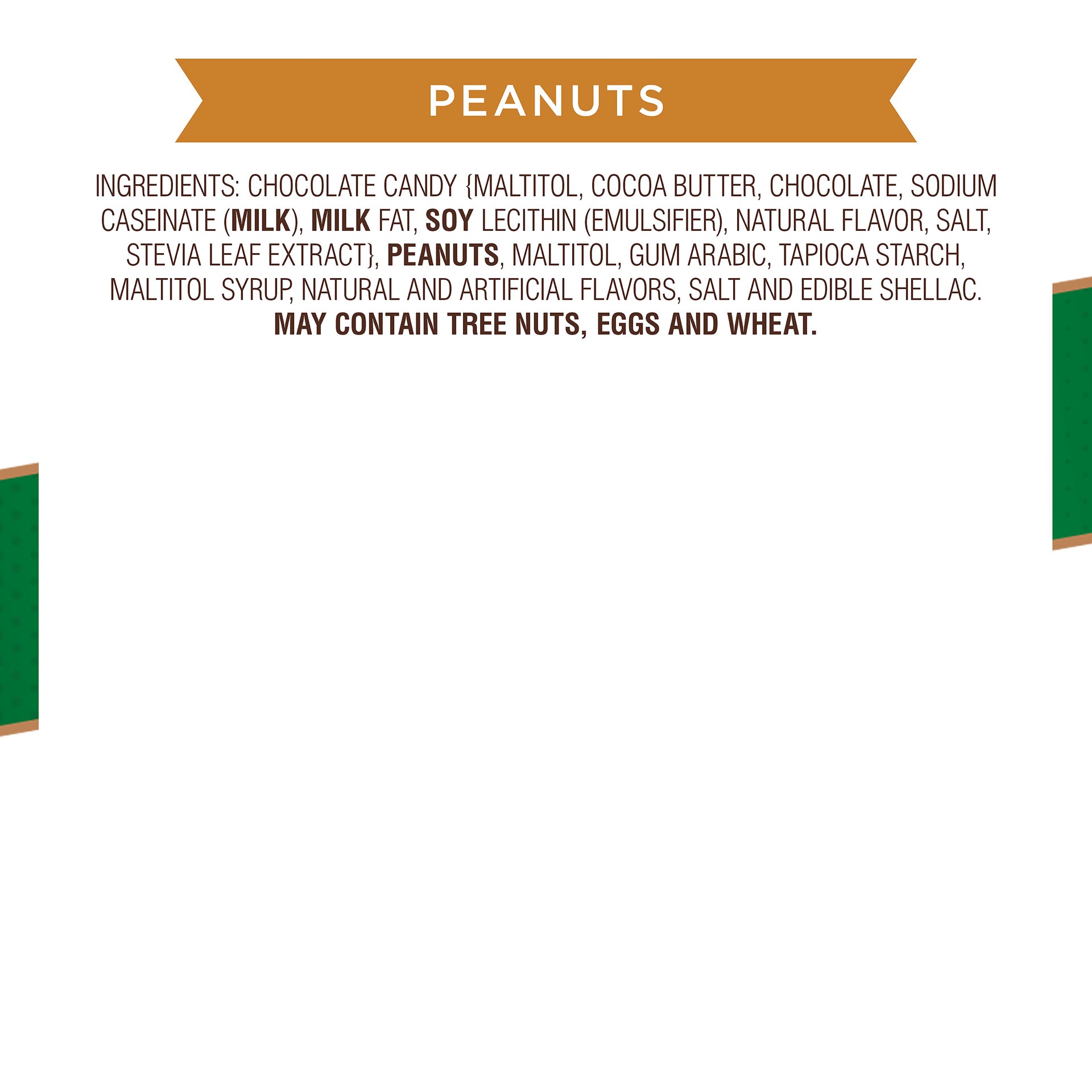 slide 3 of 3, RUSSELL STOVER Sugar Free Chocolate Candy Covered Peanuts, 3.6 oz. bag, 3.6 oz