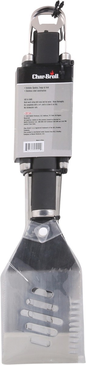 slide 8 of 9, Char-Broil Stainless Steel BBQ Tool Set 3 1 ea, 1 ct