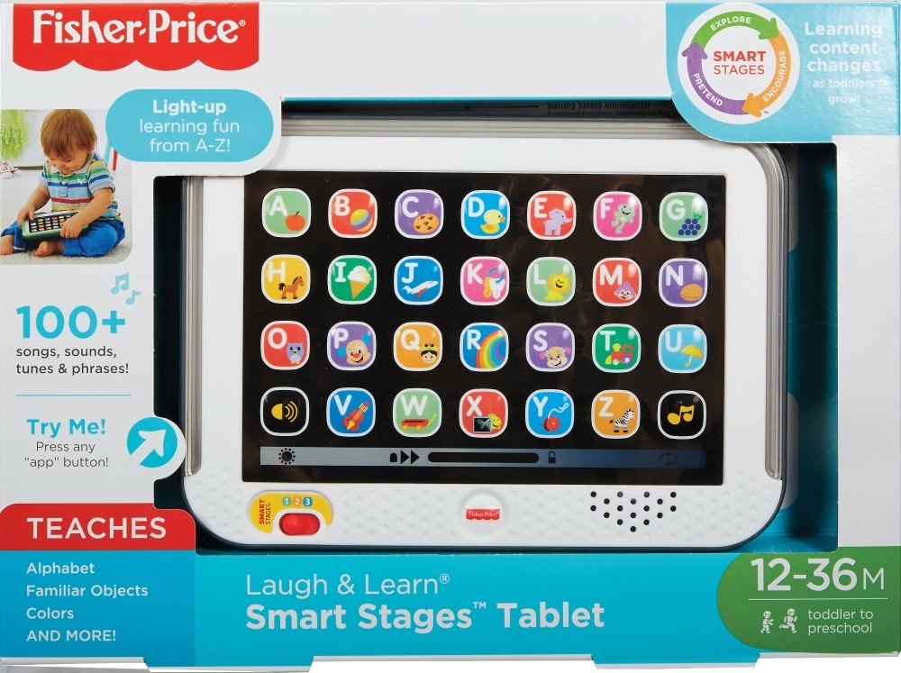 slide 1 of 1, Fisher-Price Laugh & Learn Smart Stages Toy Tablet, 1 ct