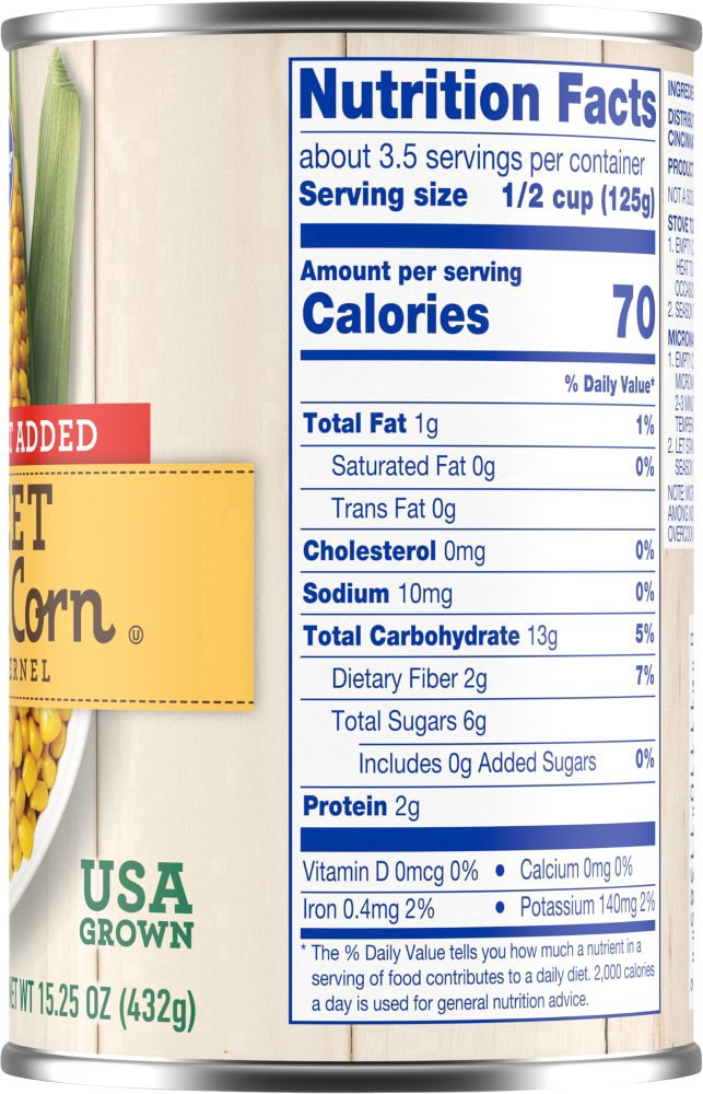slide 3 of 4, Kroger Whole Kernal Canned Golden Corn - 15.25 oz, 15.25 oz
