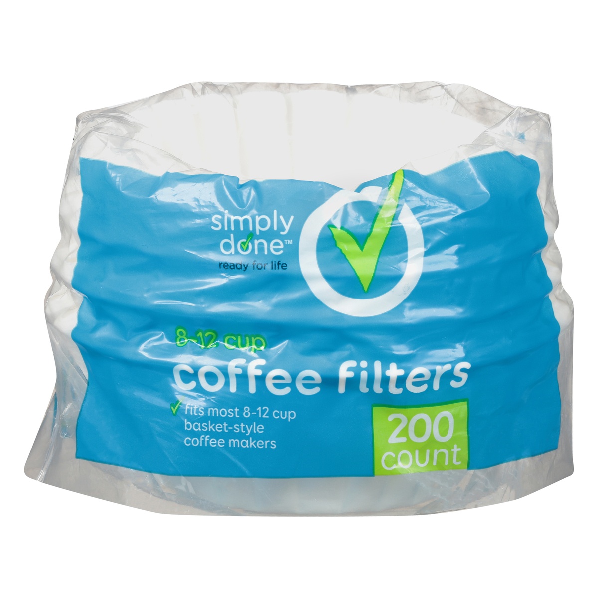 slide 1 of 1, Simply Done Coffee Filters - 200 ct, 200 ct