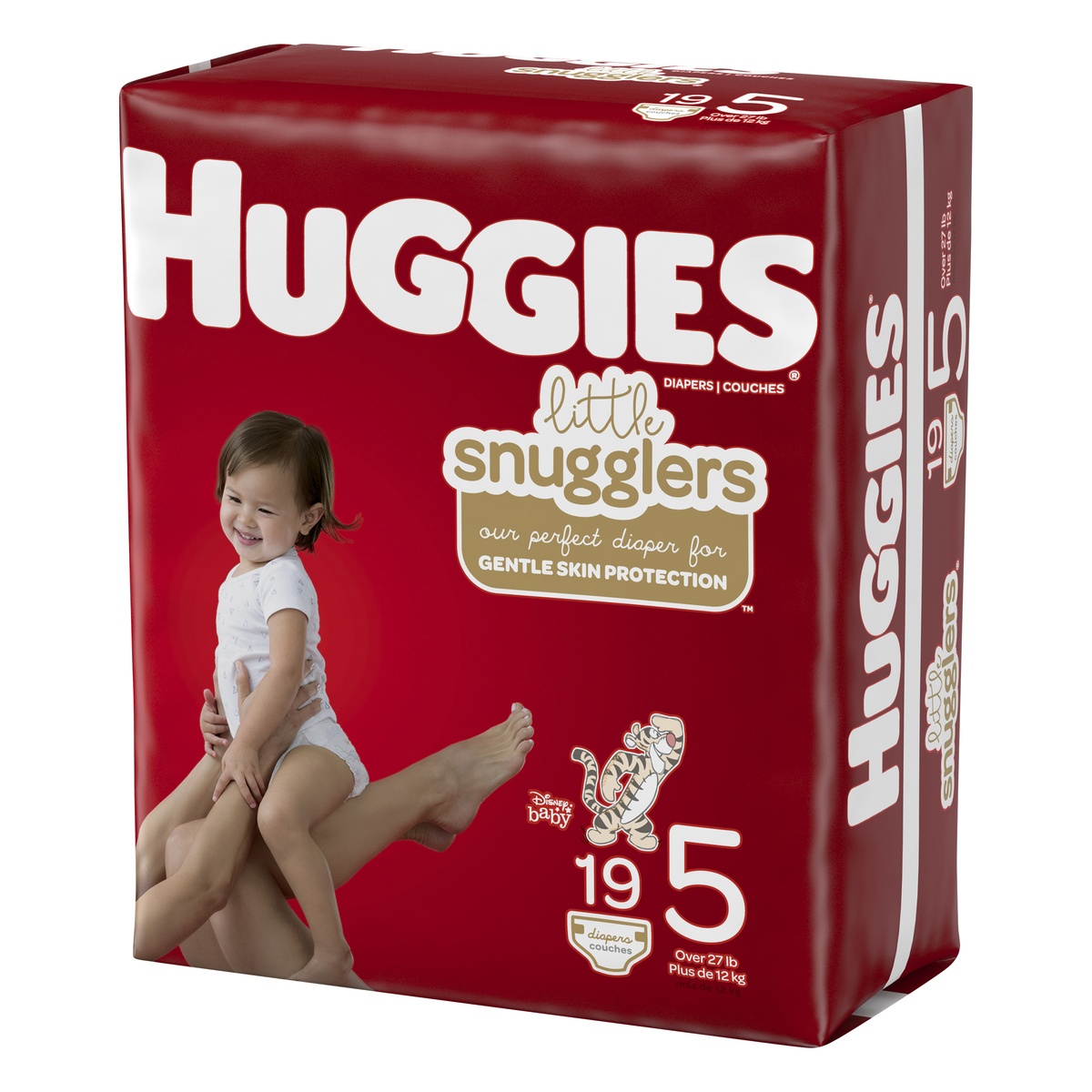 slide 3 of 8, Huggies Little Snugglers Diapers 20 ct, Size 5