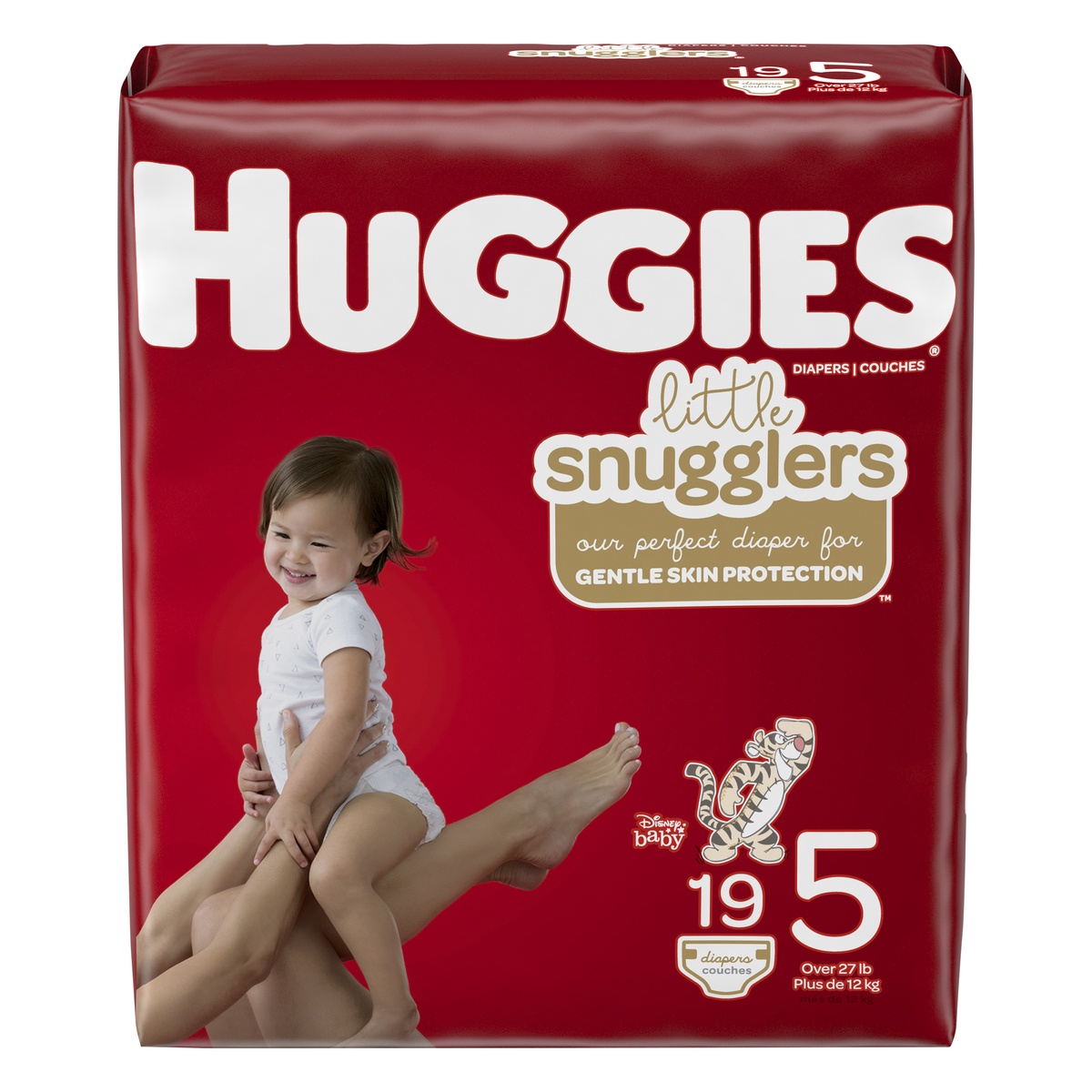 slide 1 of 8, Huggies Little Snugglers Diapers 20 ct, Size 5