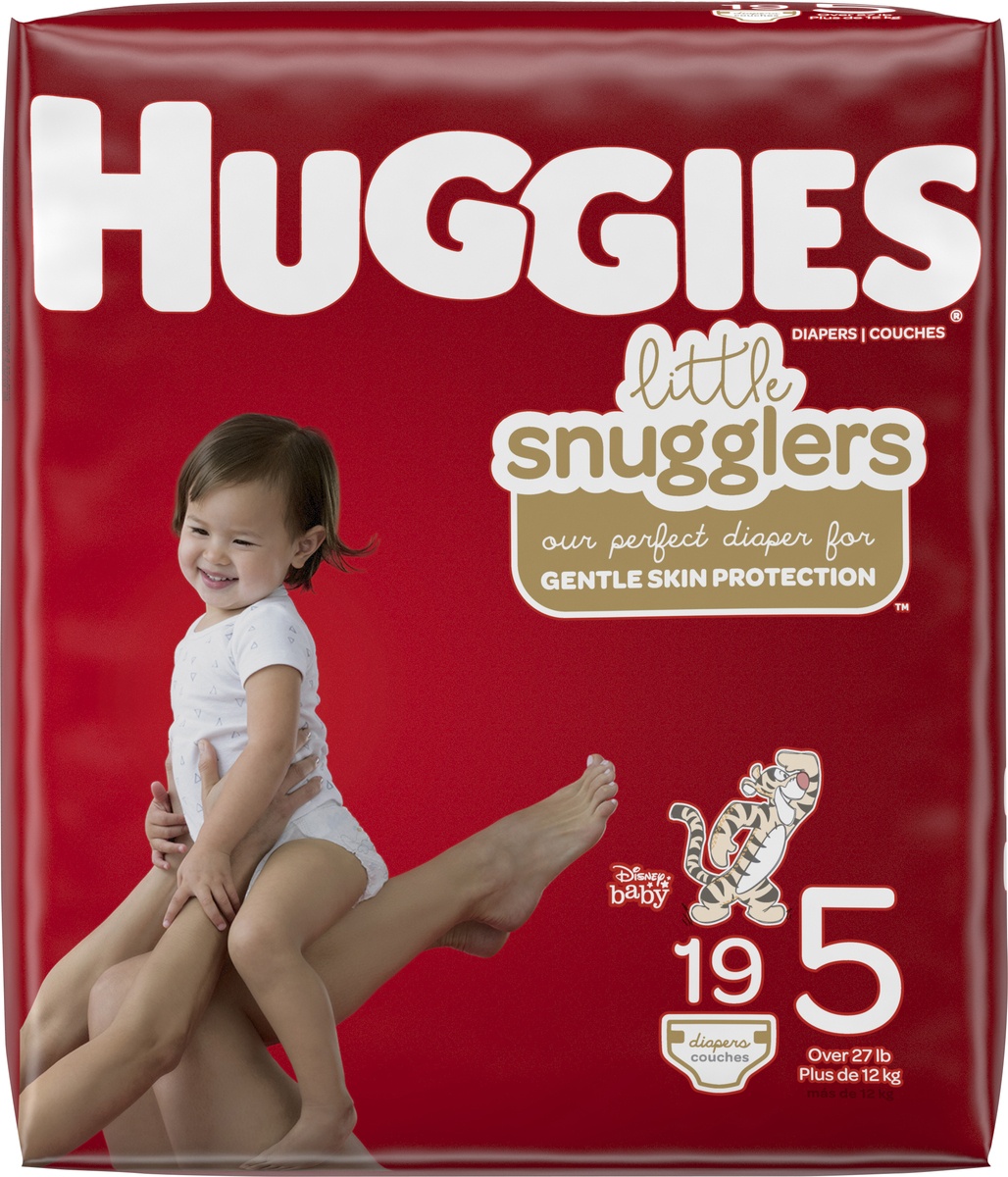 slide 7 of 8, Huggies Little Snugglers Diapers 20 ct, Size 5
