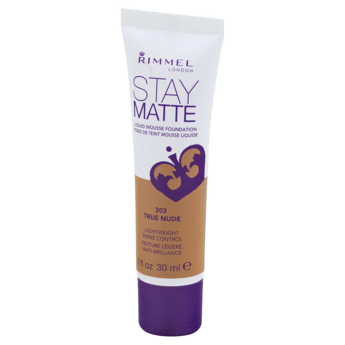 slide 9 of 12, Rimmel Stay Matte Liquid Mouse True Nude 303 Foundation 1 oz, 1 ct