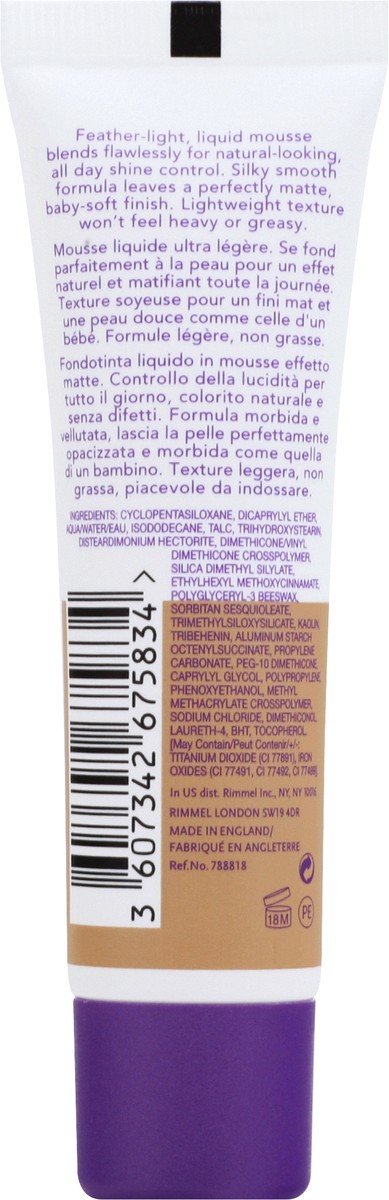 slide 3 of 12, Rimmel Stay Matte Liquid Mouse True Nude 303 Foundation 1 oz, 1 ct