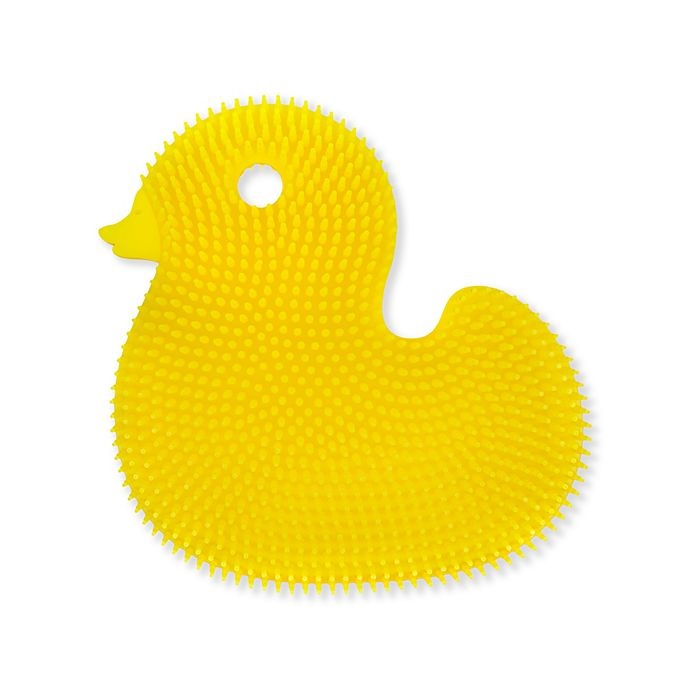 slide 1 of 8, Innobaby Duck Bath Scrub - Yellow, 1 ct